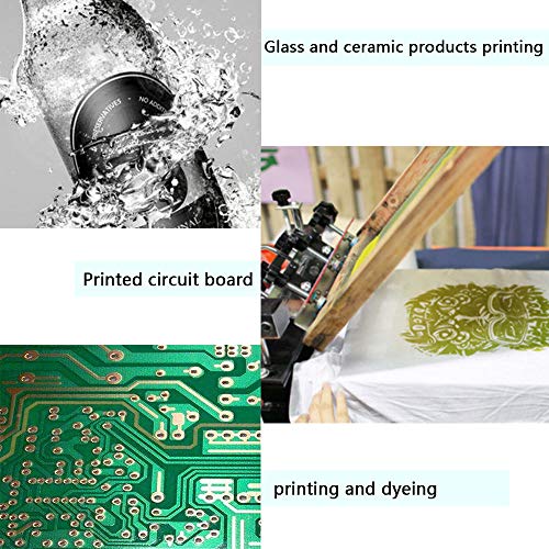 3 Yards 1.27 Meters Silk Screen Printing Fabric Mesh Screen Printing Mesh Wide High Tension Mesh Making Ink Supplies 110 Mesh(43T)