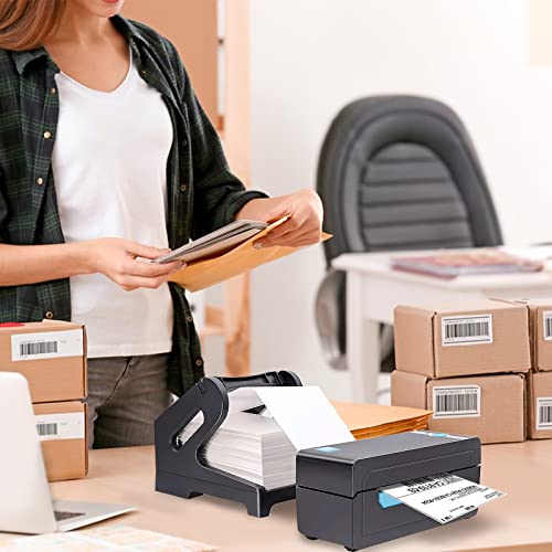 JADENS Thermal Shipping Labels 4x6-350 Labels(4 Rolls), Compatible with Rollo, Brother, Zebra and Most Thermal Printer, Perforated, Commercial Grade, Doesn't Compatible with Dymo