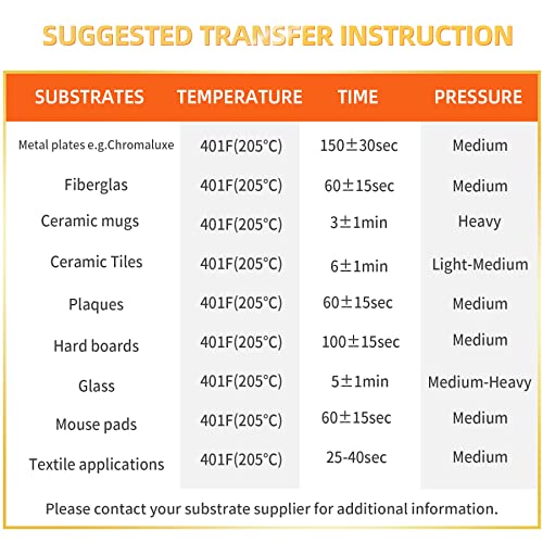 A-SUB Sublimation Paper Heat Transfer 110 Sheets 8.5 x 14 Inches Legal Size Compatible with Inkjet Printer 120gsm