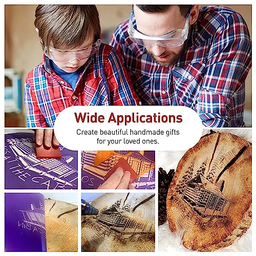 Torch Paste - The Original Wood Burning Paste | Made in USA | Heat Activated Non-Toxic Paste for Crafting & Stencil Wood Burning | Accurately & Easily Burn Designs on Wood, Canvas, Denim & More | 3 OZ