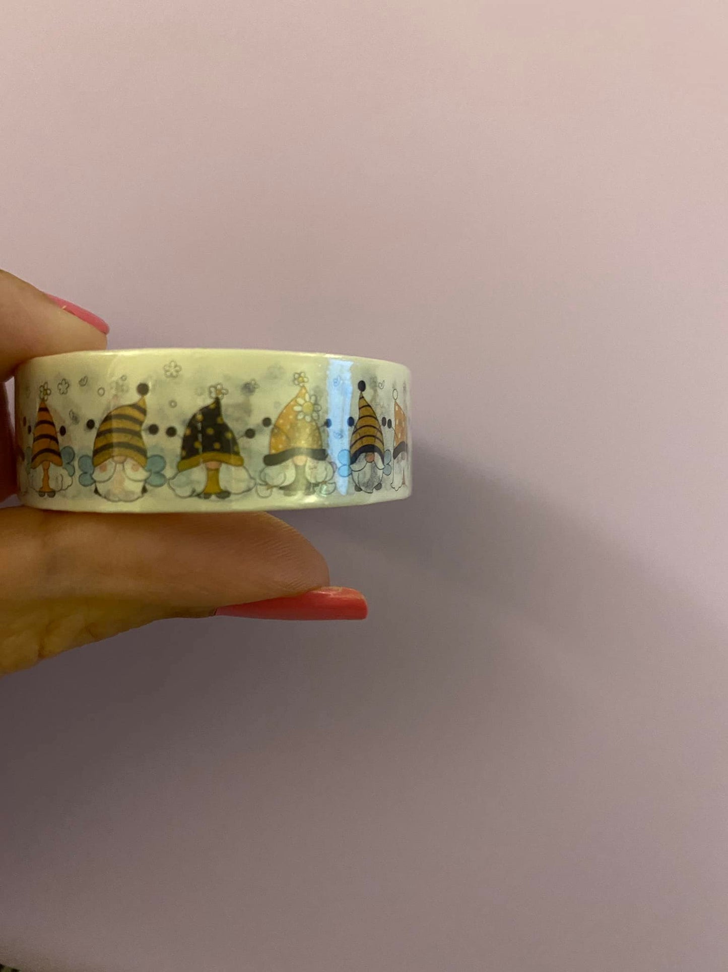 Big Roll of Bee Gnomes Washi Tape