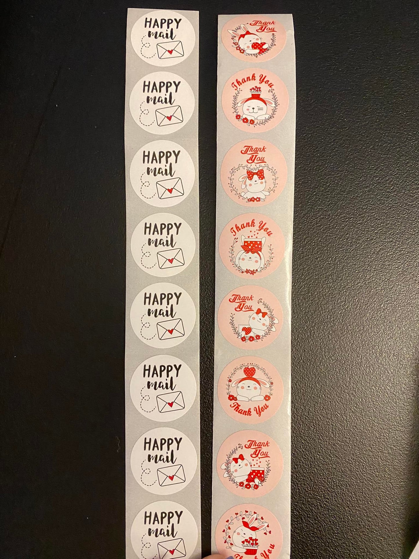 32 pcs Bunny Thank You Sticker with Happy Mail Sticker Pack