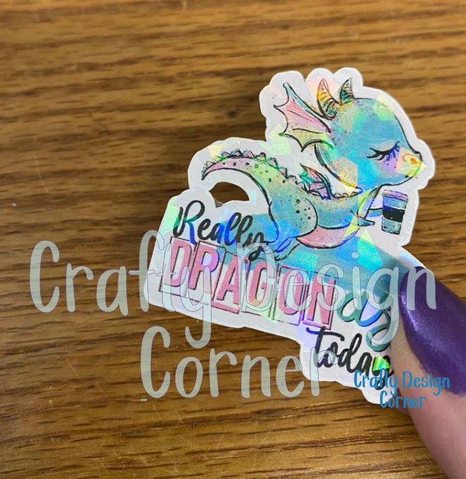 Blue Dragon Really Dragon today STICKER