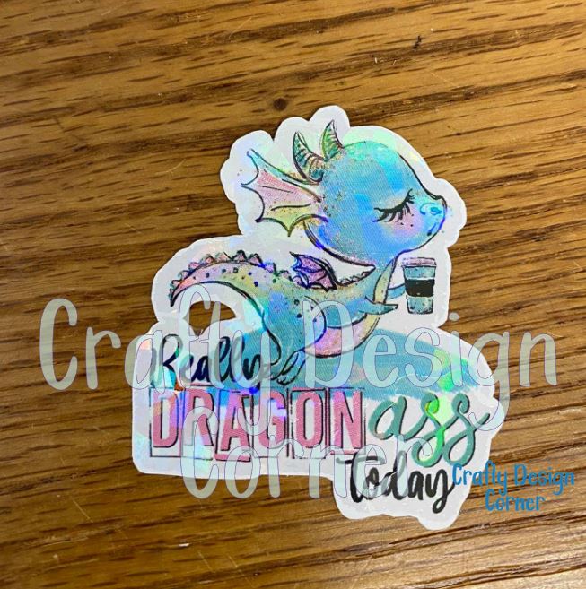 Blue Dragon Really Dragon today STICKER