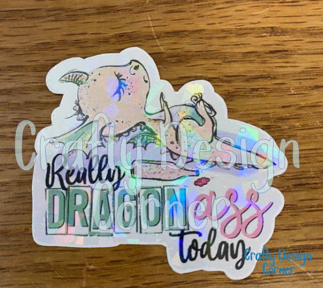 Pink Dragon Really Dragon A@@ today STICKER