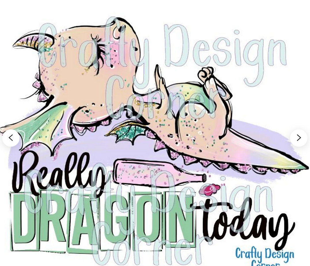 RTP Really Dragon Today Sublimation Transfer
