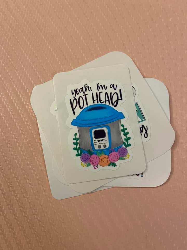 Yeah I'm a Pothead STICKER
