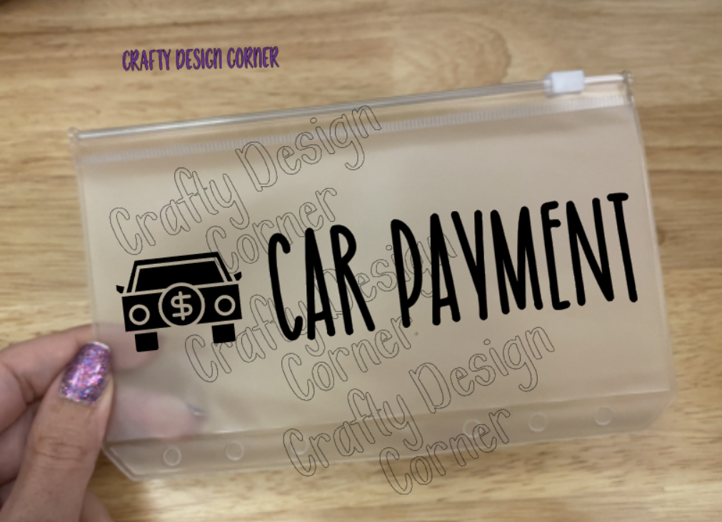 Monthly Cash Envelope with Graphic