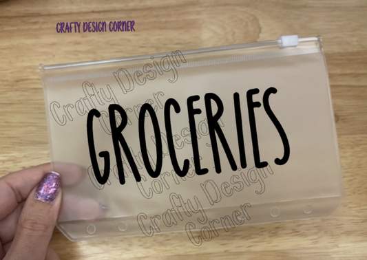 Monthly Cash Envelope Budget Insert for A6 Binders