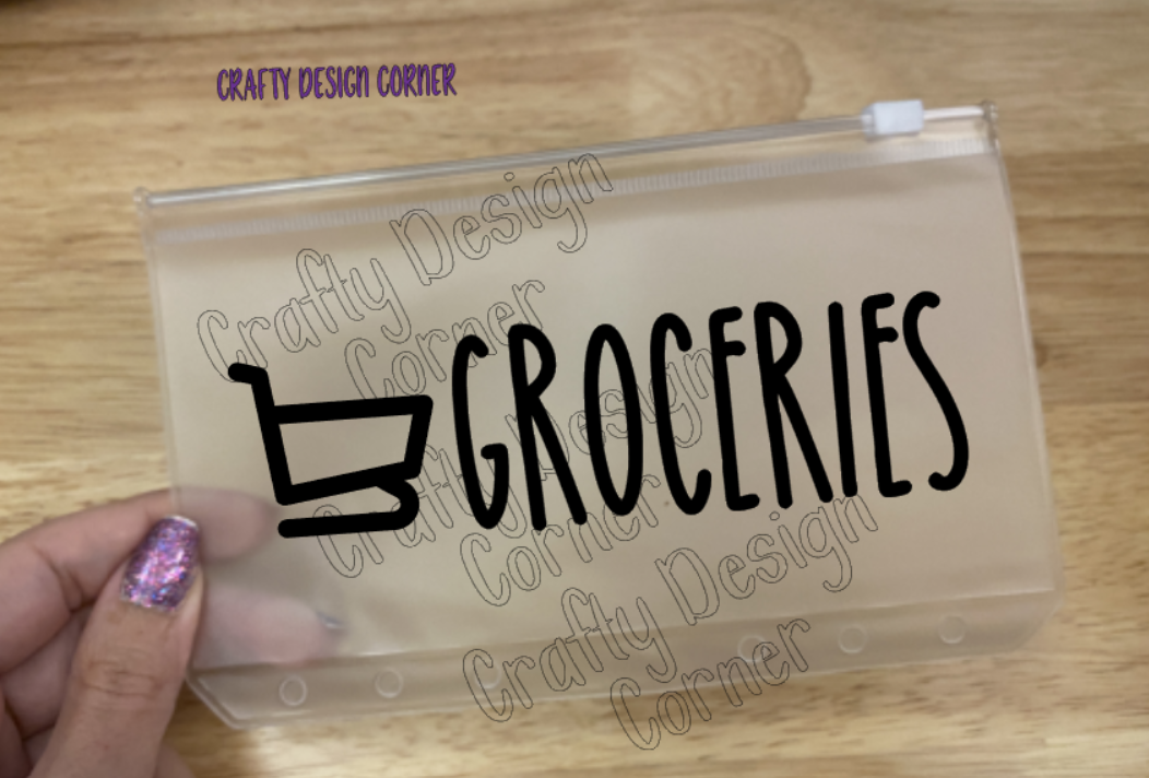 Monthly Cash Envelope with Graphic