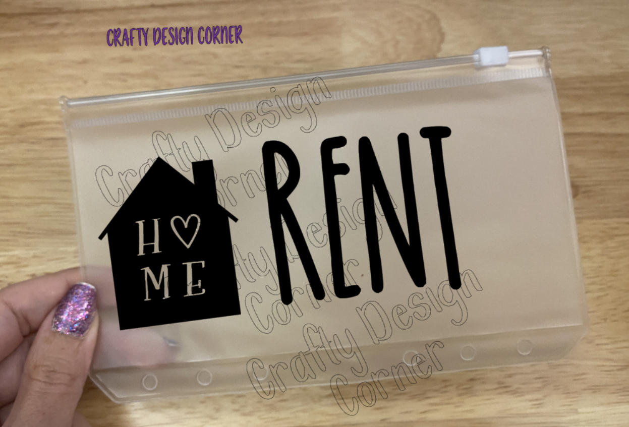 Monthly Cash Envelope with Graphic
