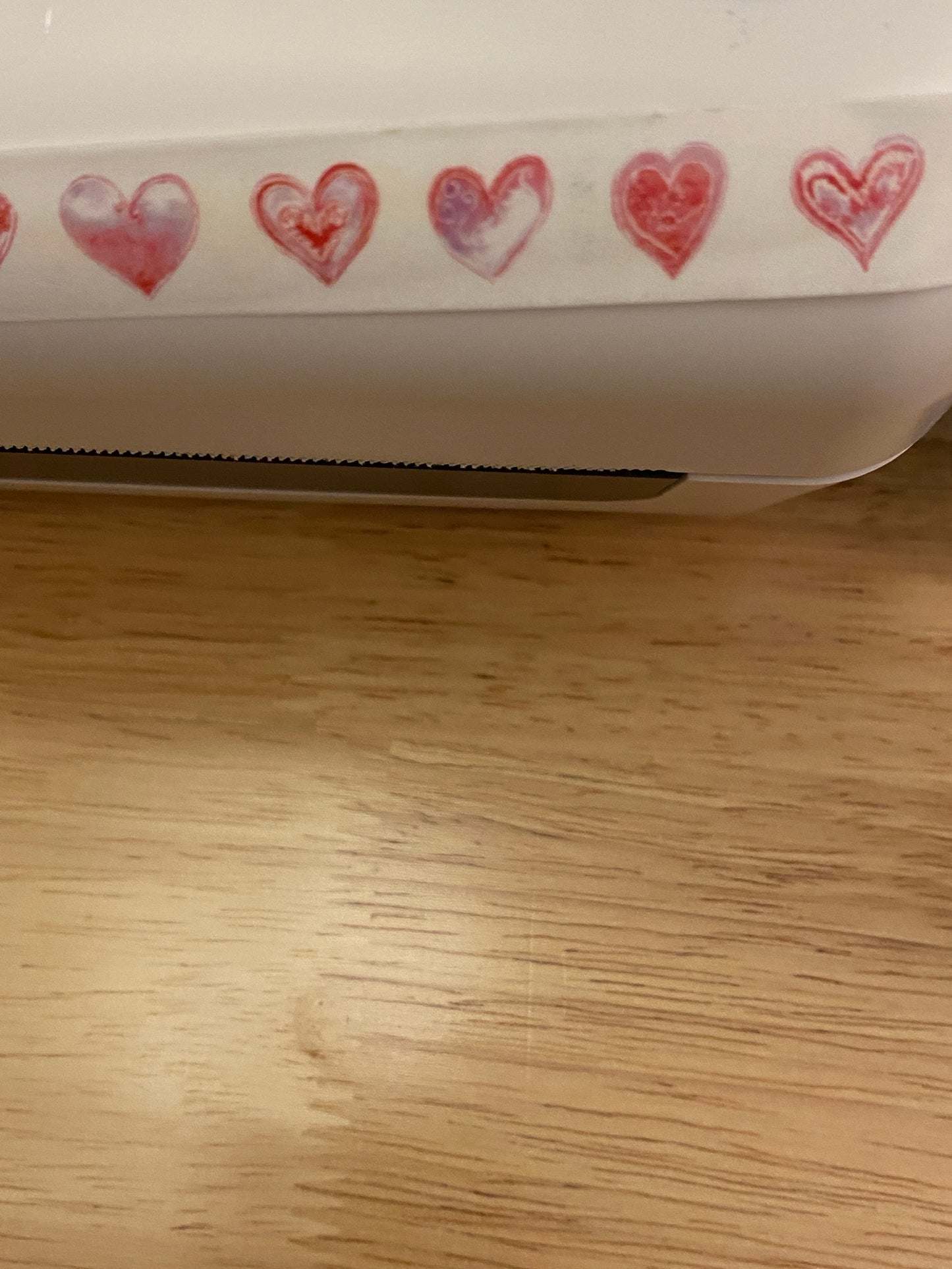 Big Roll of Pink Hearts Washi Tape