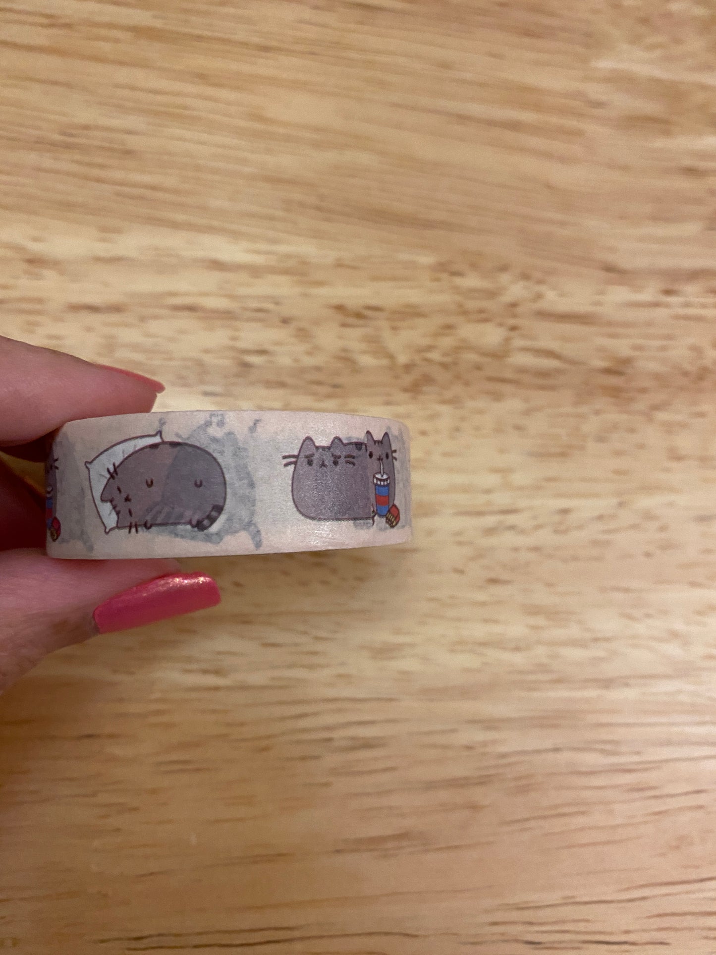 Big Roll of  Fat Plump Cat Washi Tape