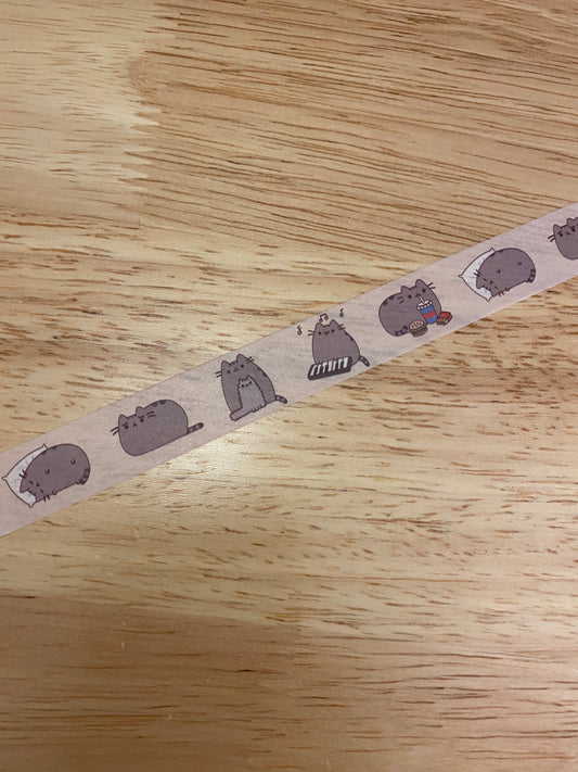 Big Roll of  Fat Plump Cat Washi Tape