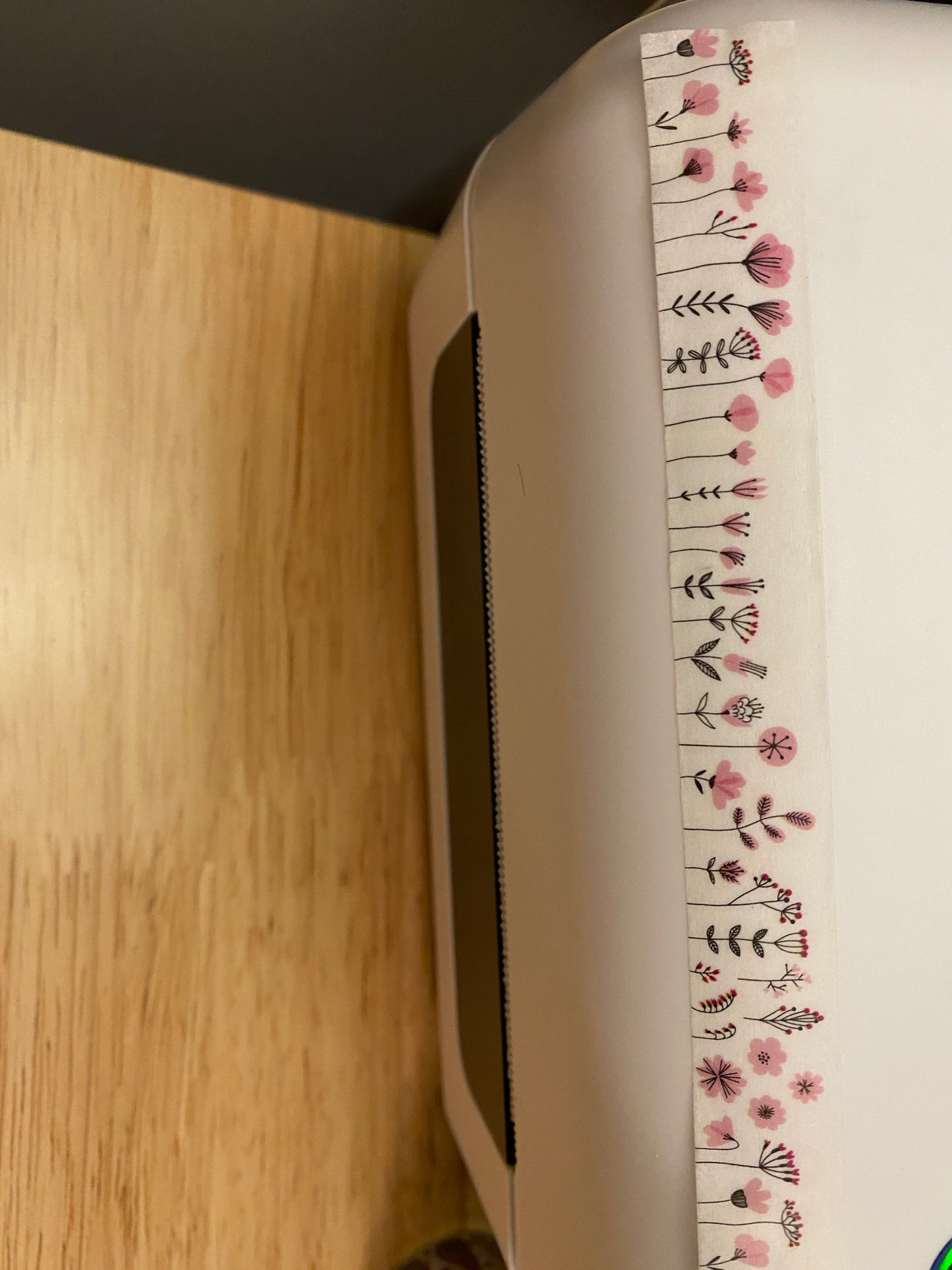 Big Roll of Pinkish Flowers Washi Tape