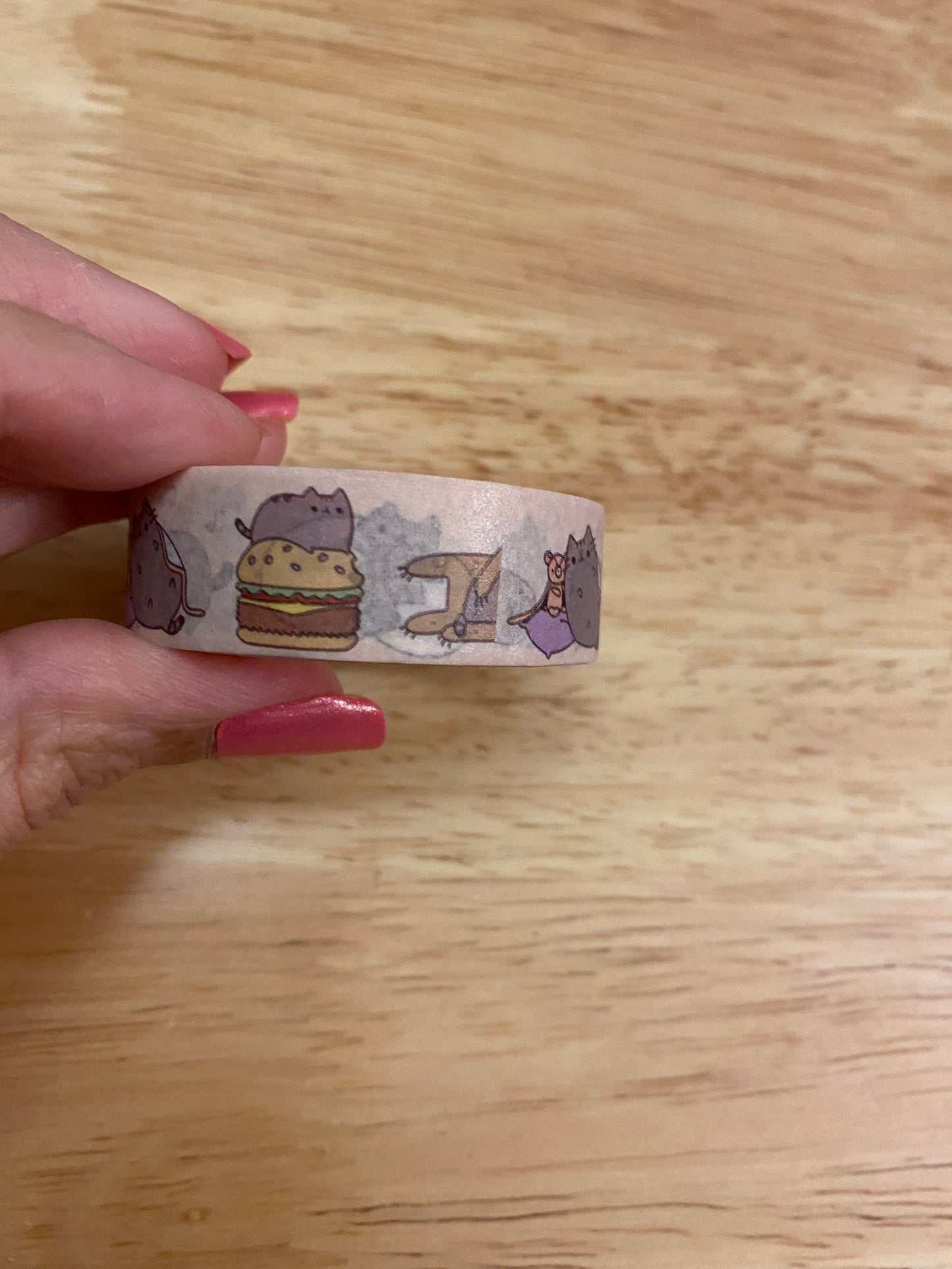 Big Roll of Plump Cat Washi Tape