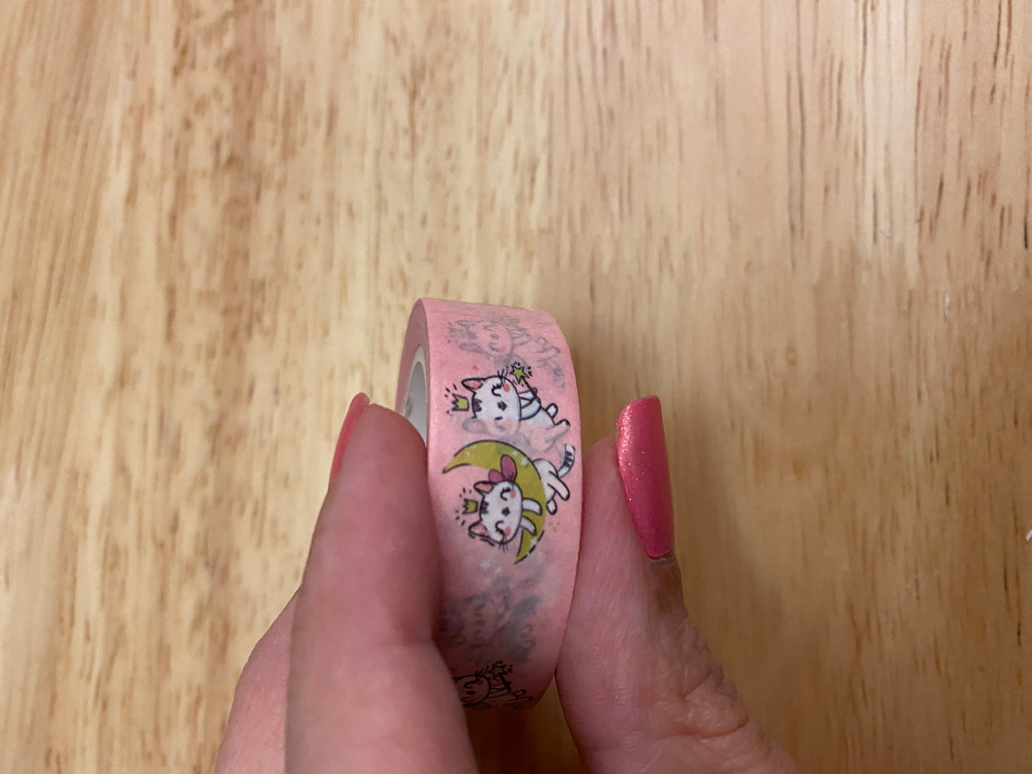 Big Roll of Rainbow Unicorn Cat Washi Tape