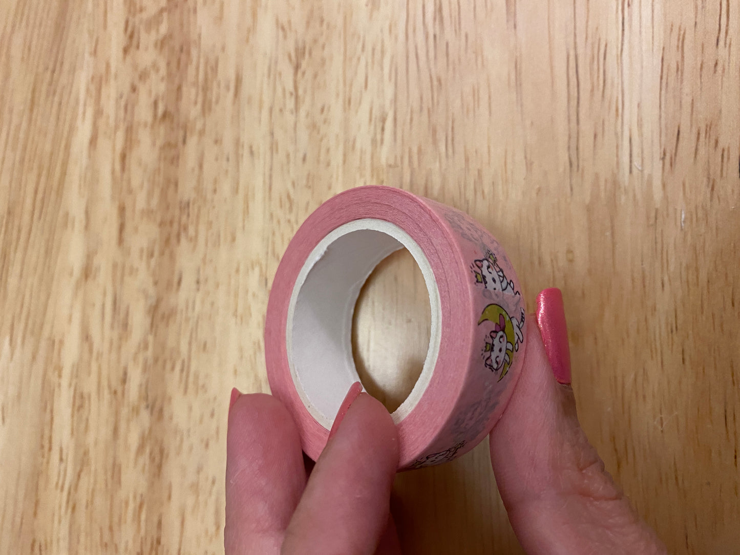 Big Roll of Rainbow Unicorn Cat Washi Tape