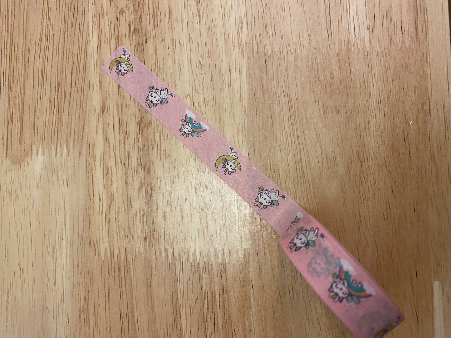 Big Roll of Rainbow Unicorn Cat Washi Tape