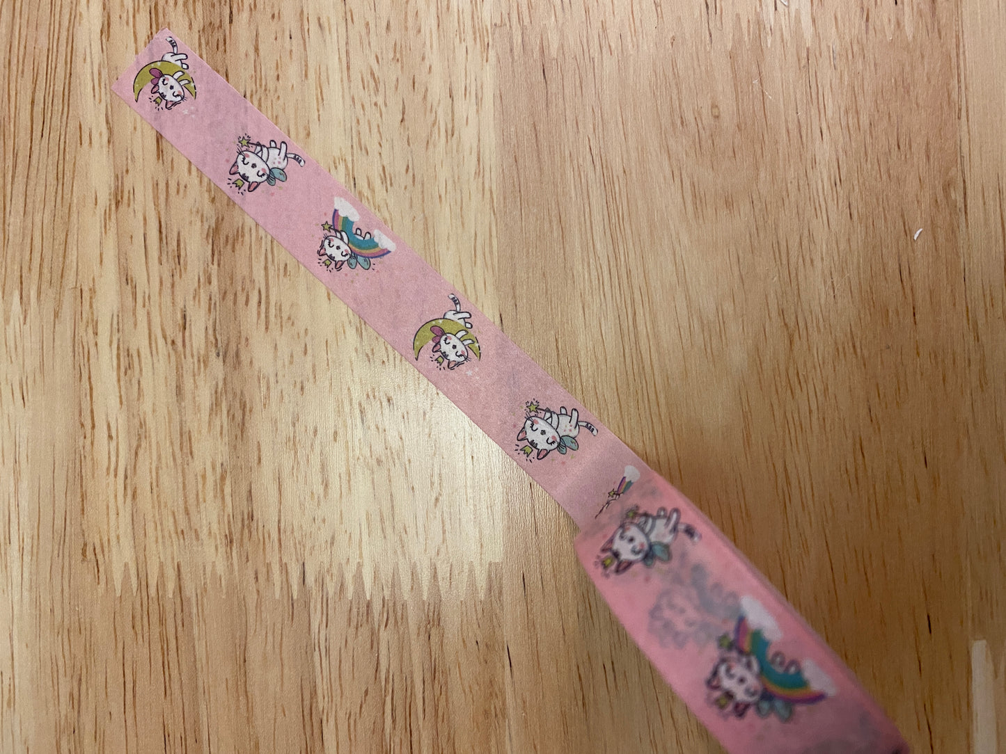 Big Roll of Rainbow Unicorn Cat Washi Tape