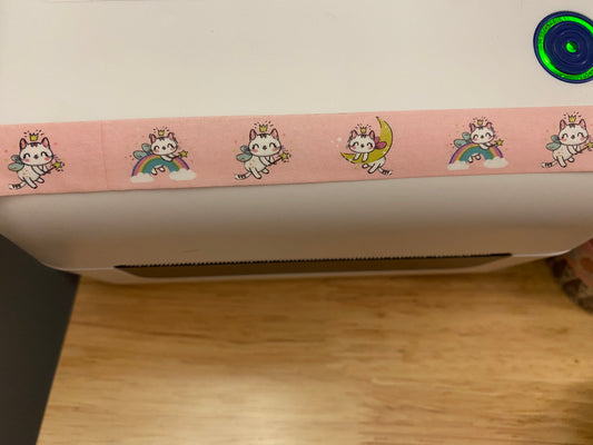 Big Roll of Rainbow Unicorn Cat Washi Tape