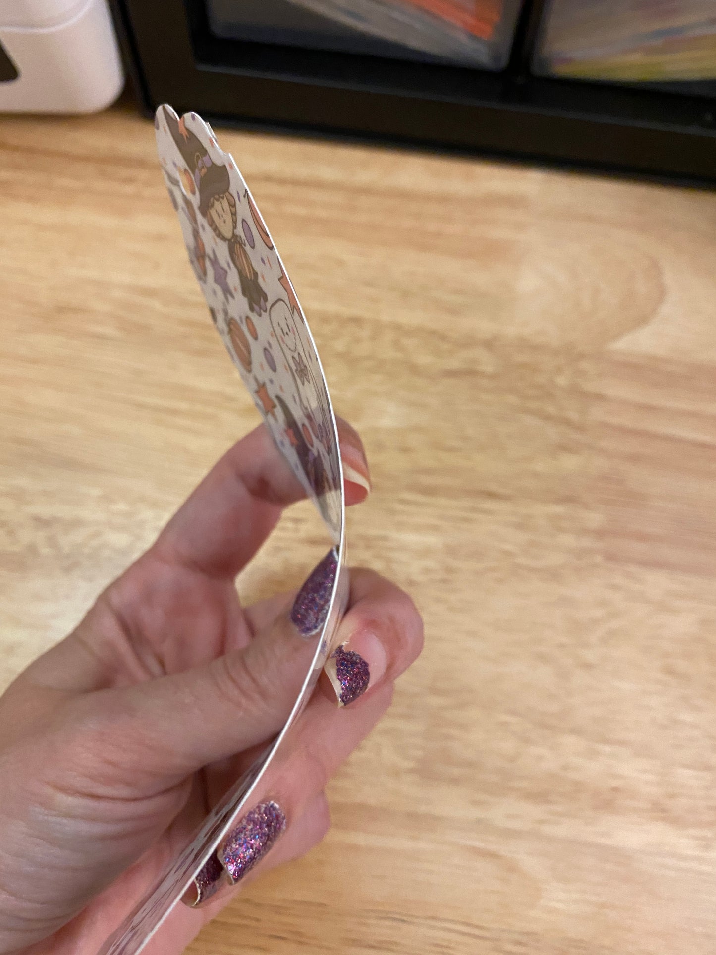 Double Sided Blonde Princess with Fairies and Hearts Bookmark