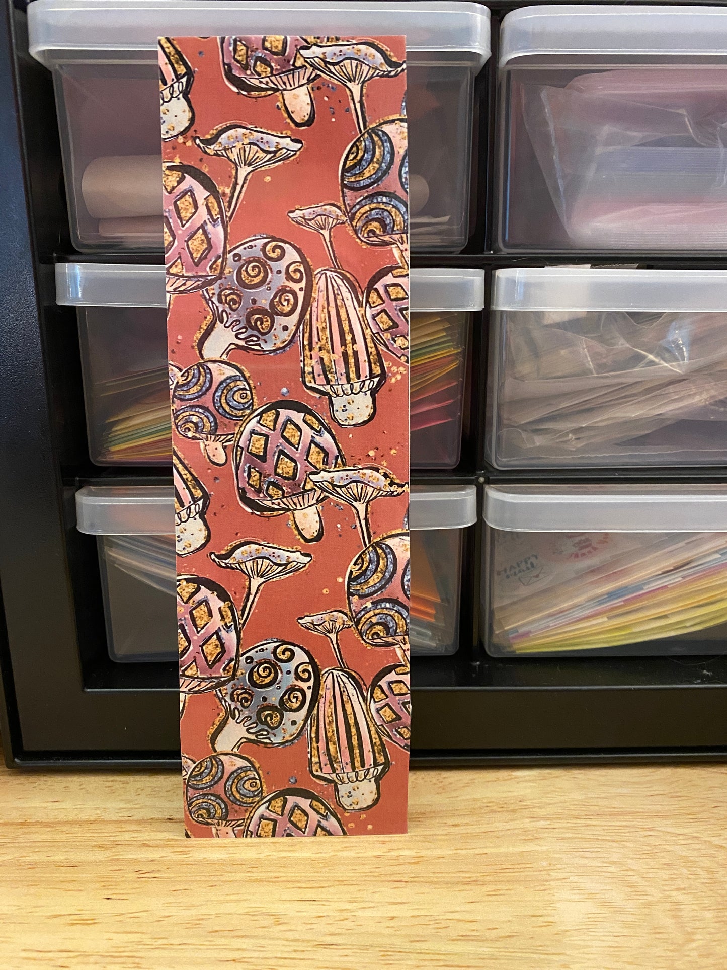 Double Sided Deer n Snails Bookmark