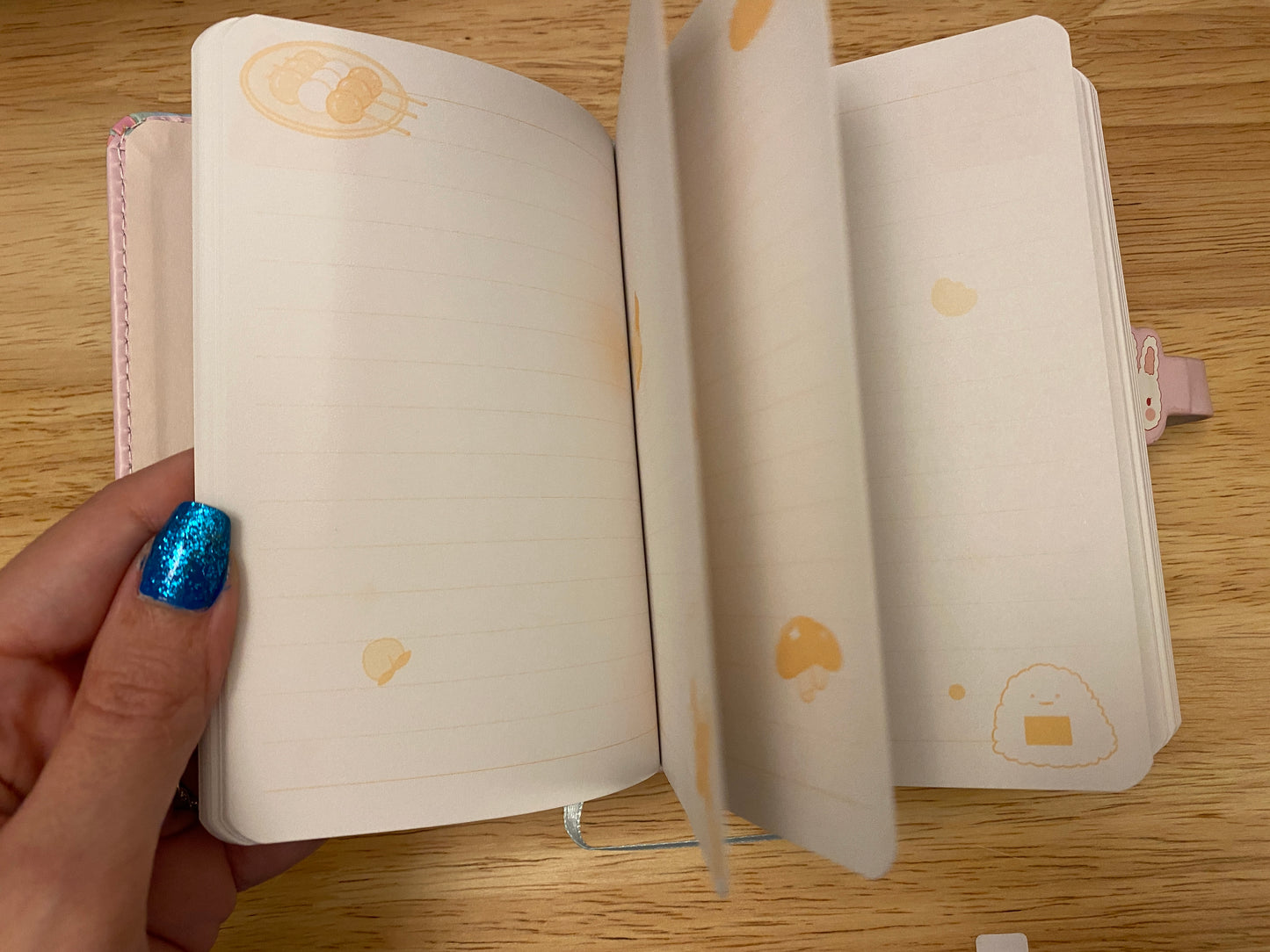 Cute Girl with Bunny Notebook Journal