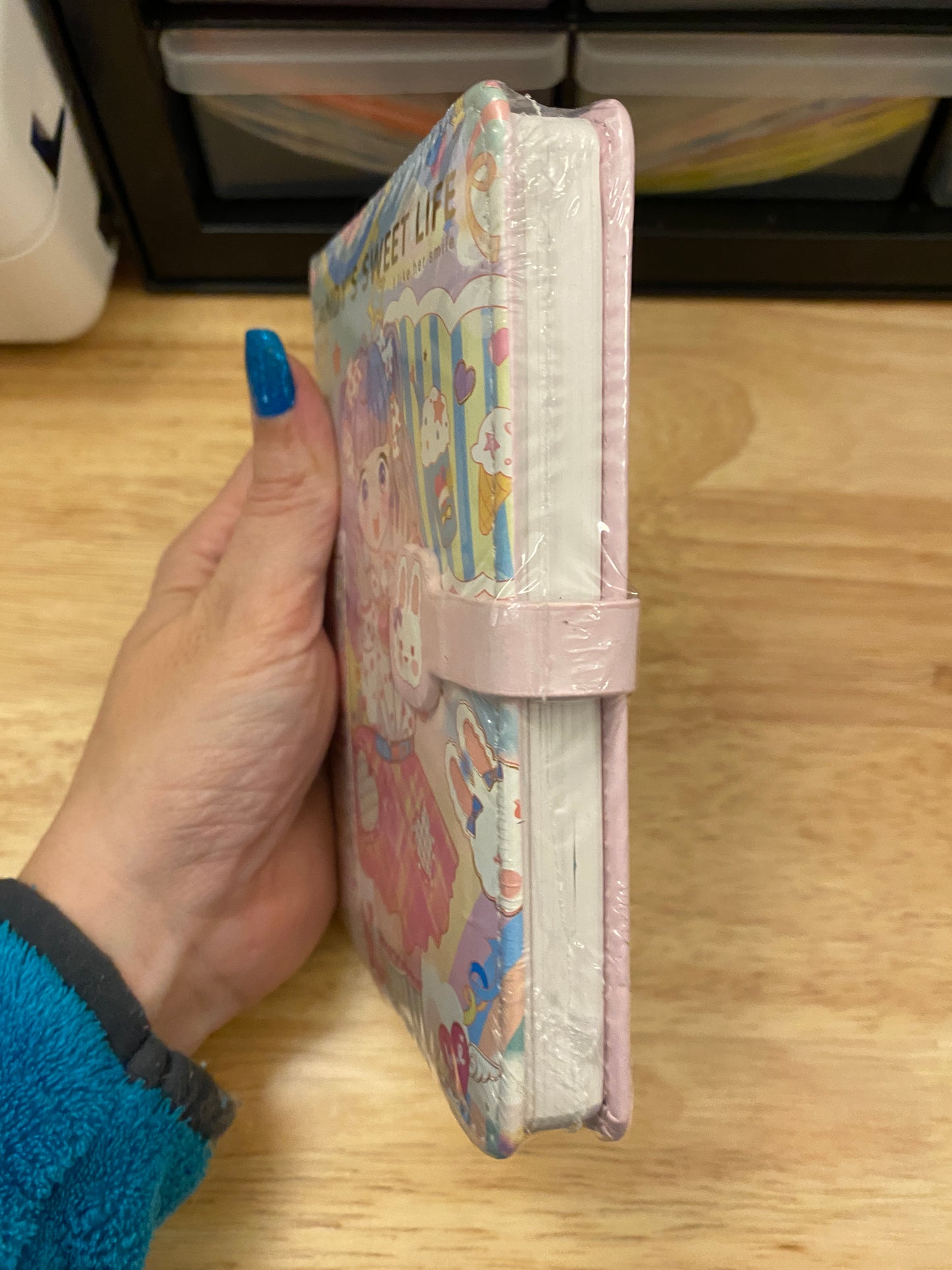 Cute Girl with Bunny Notebook Journal