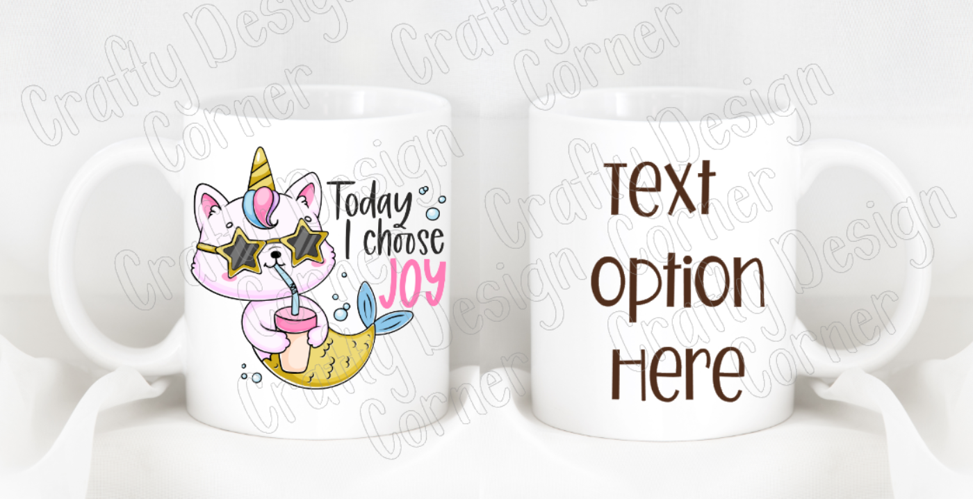 Mermaid Unicorn Cat Mug