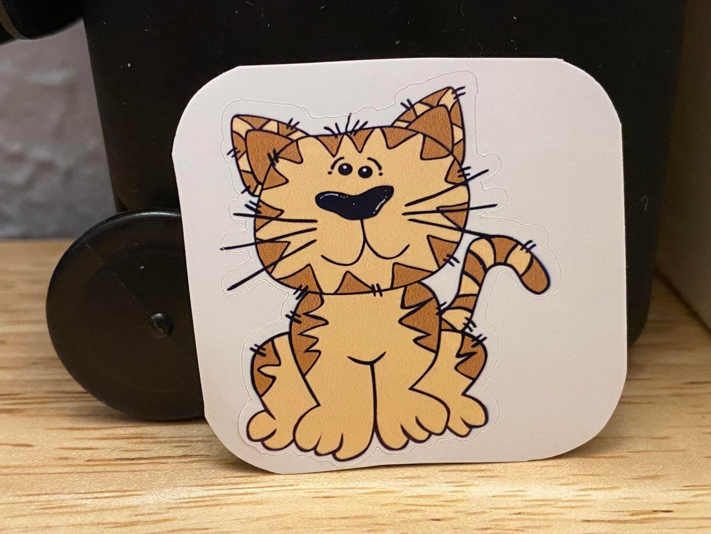Brown Tabby Cat STICKER