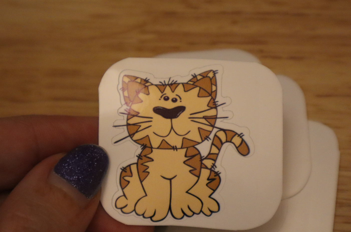 Brown Tabby Cat STICKER