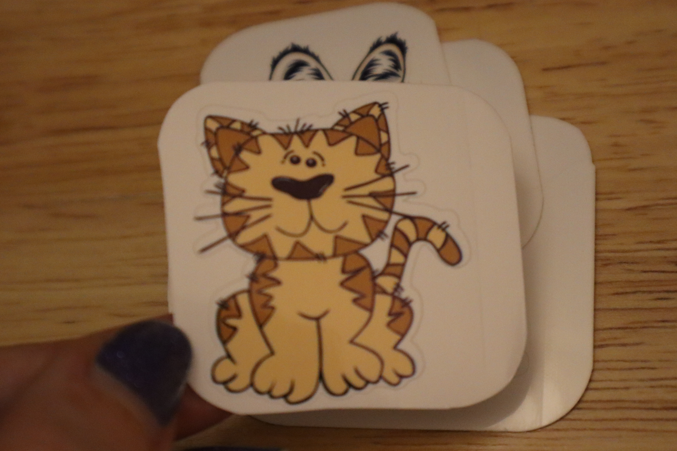 Brown Tabby Cat STICKER