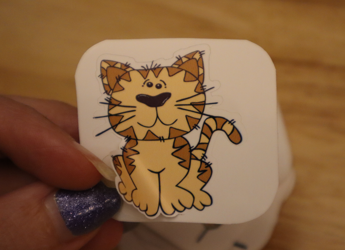 Brown Tabby Cat STICKER