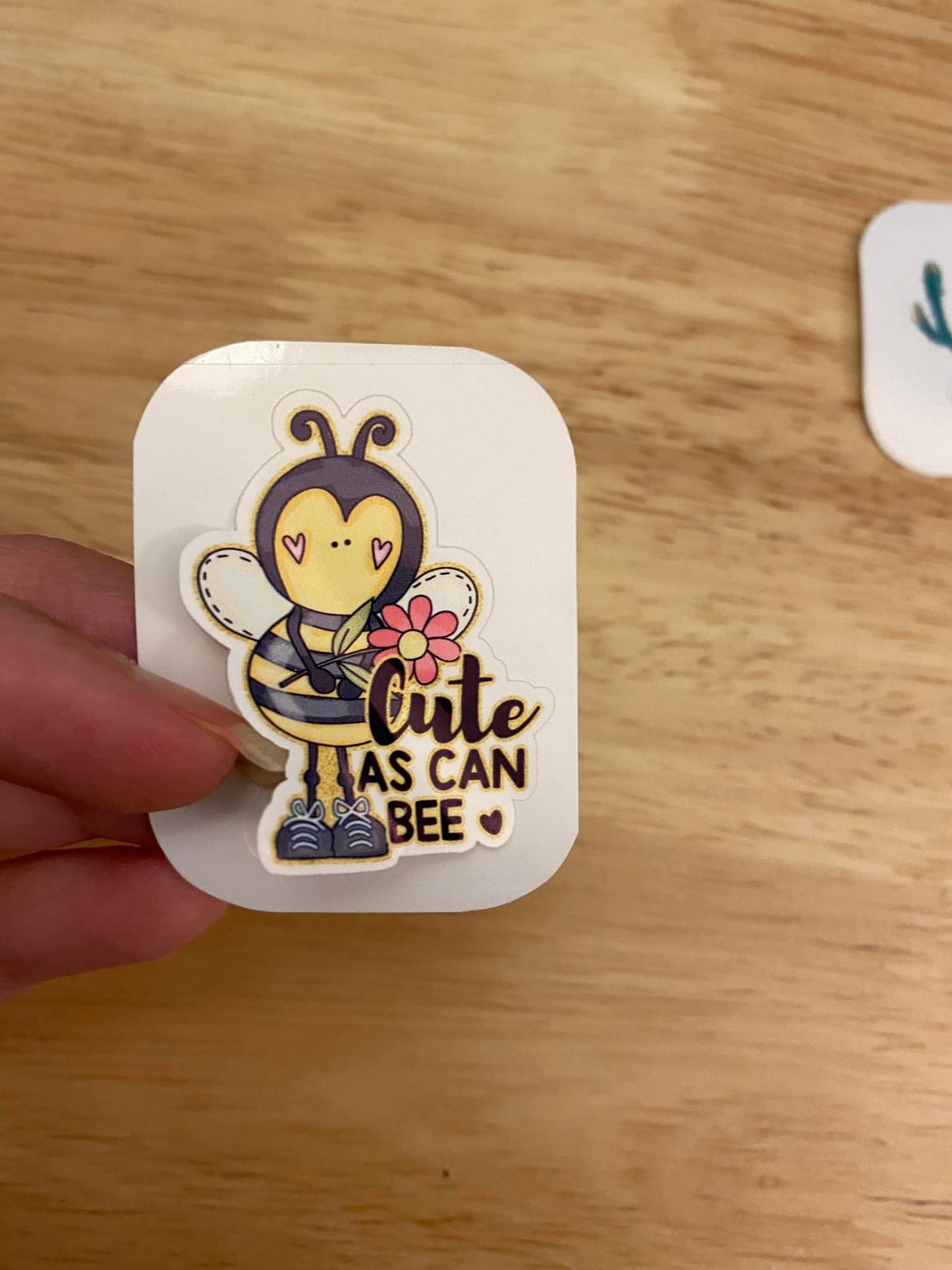 Cute as Can Bee STICKER