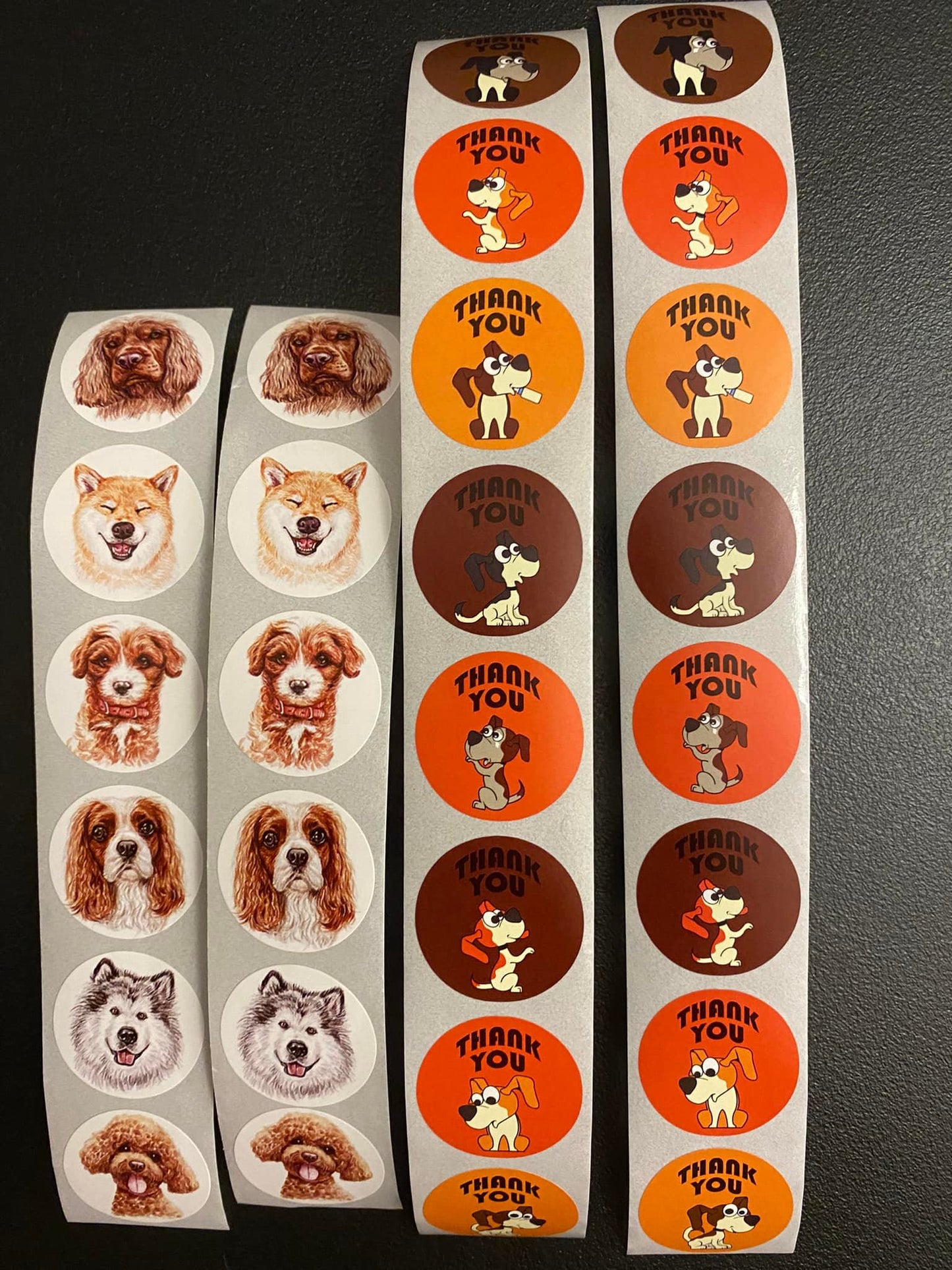 28 pcs Dog Thank You Sticker Pack