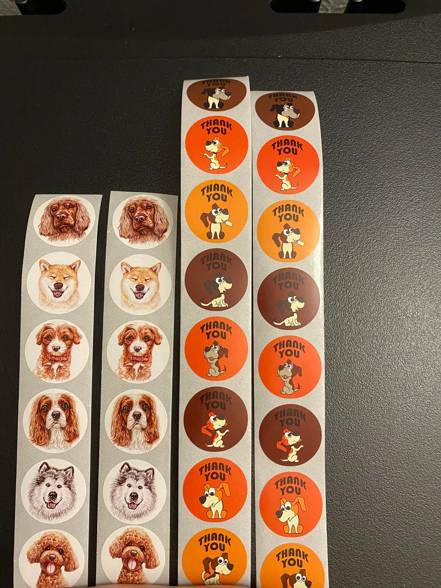 28 pcs Dog Thank You Sticker Pack