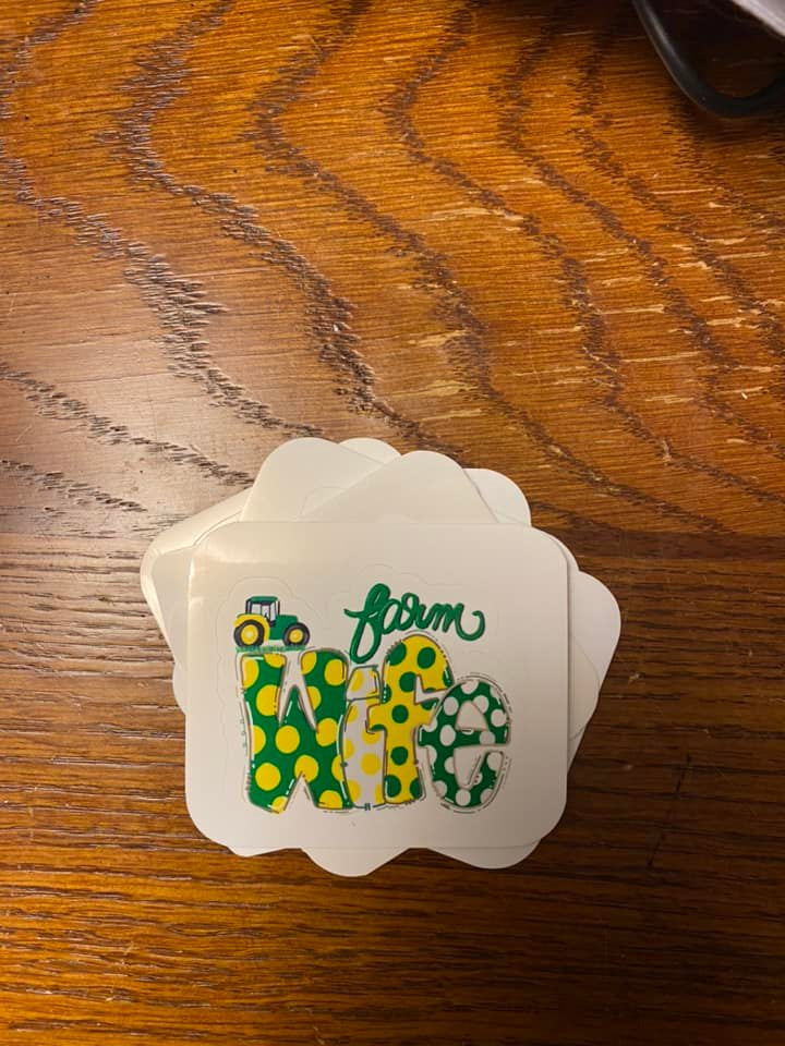 Farmer Wife STICKER