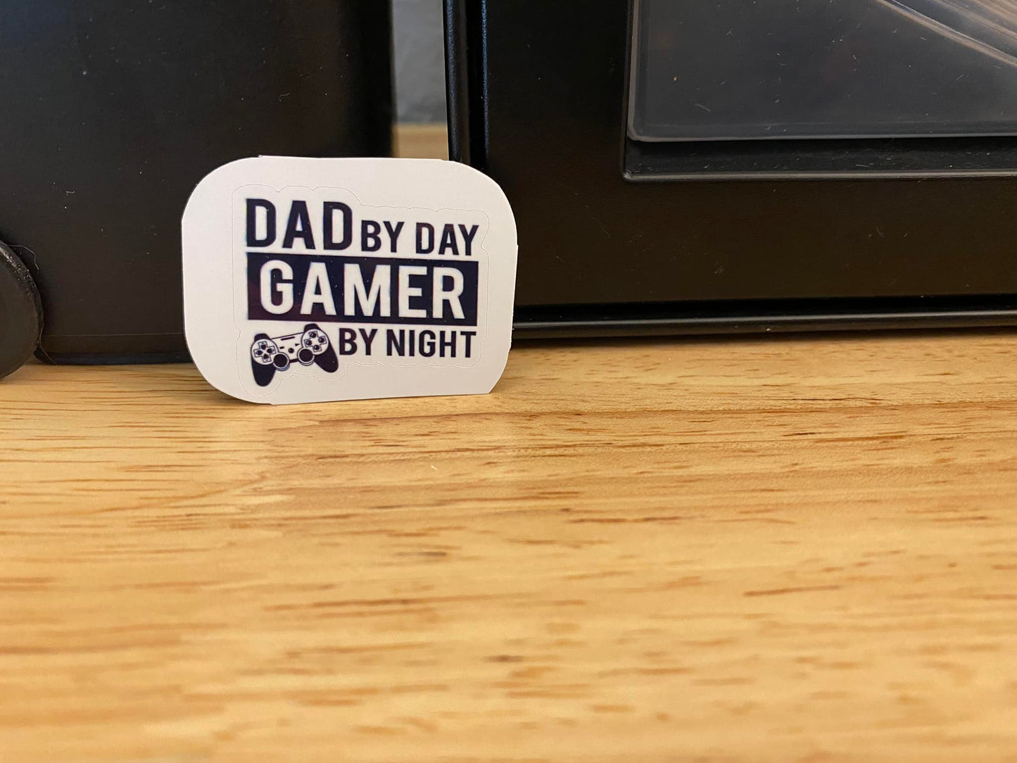 Dad by Day Gamer by Night Sticker