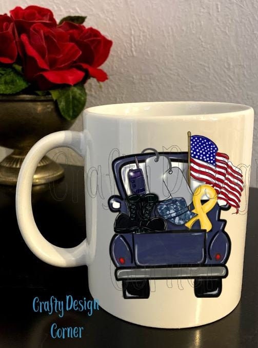 Marine Military Truck Mug