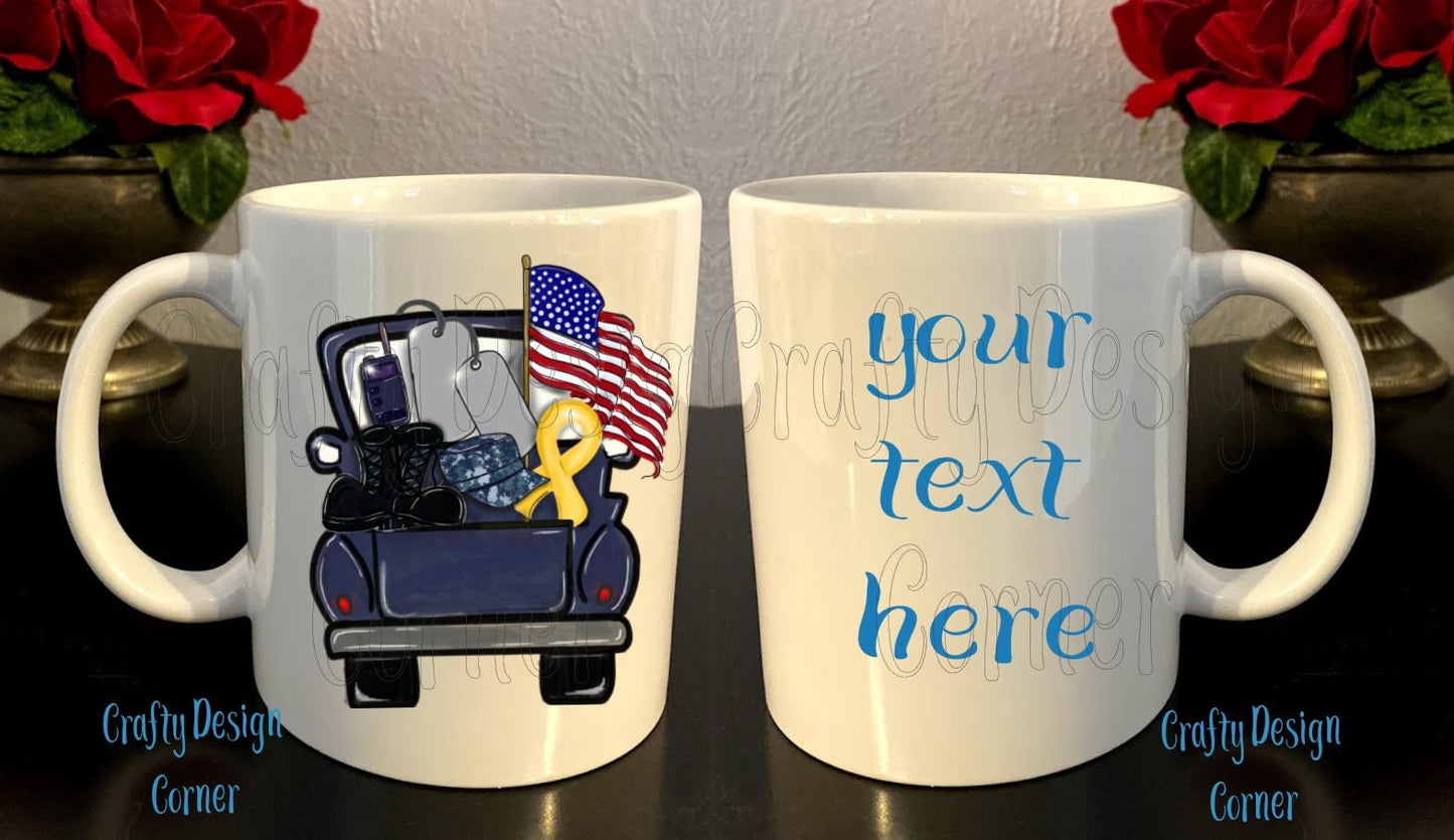 Marine Military Truck Mug