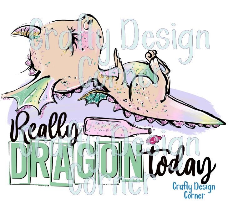RTP Really Dragon Today Sublimation Transfer