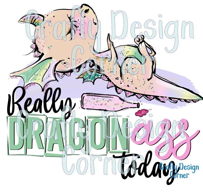 RTP Really Dragon Today Sublimation Transfer