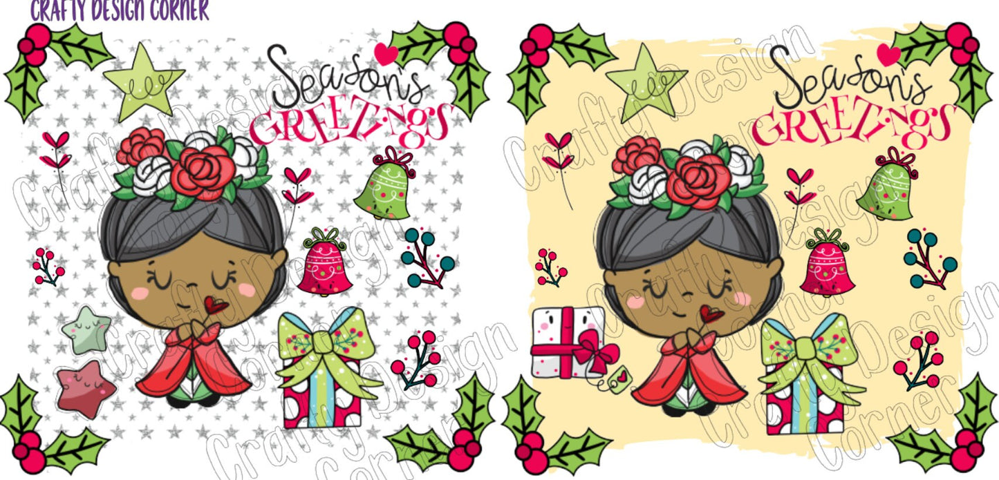 Rose Season Greetings JPEG/PNG DIGITAL Download