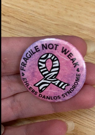 2.25" Button Pins & 1.25" Button EDS Awareness options