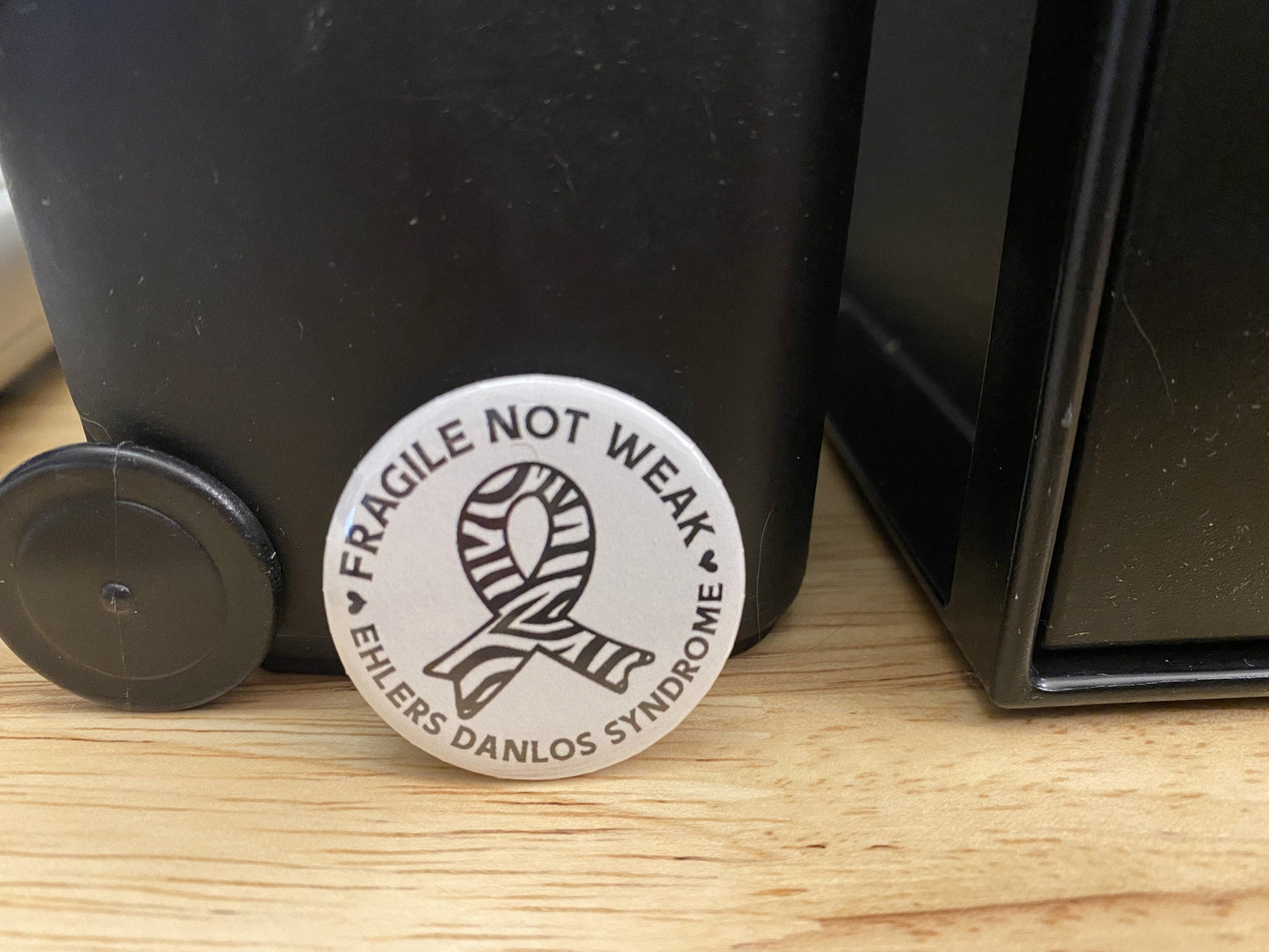 2.25" Button Pins or 1.25" Button EDS Awareness options