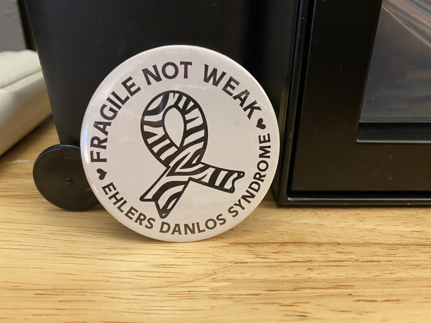 2.25" Button Pins or 1.25" Button EDS Awareness options