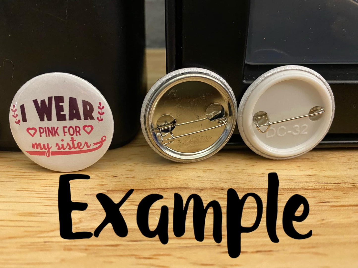 Umbrella Mouse 2.25" Button Pins or 1.25" Button options, Back Pack Decoration, Mouse Pin, Mouse designed pinback, Mouse standing in rain