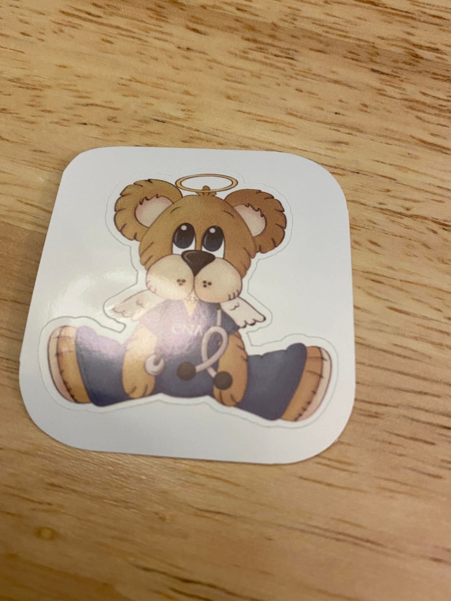 Cna Bear in Scrubs Sticker