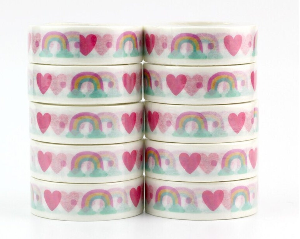 Big Roll of Rainbow Washi Tape